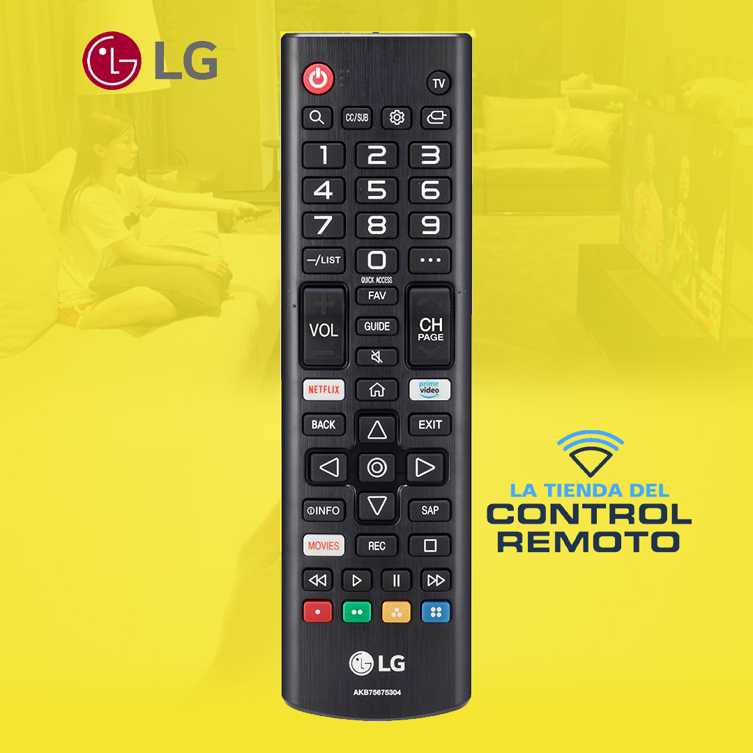 Control Remoto Lg Original Para Smart Tv Oled Nano Akb75675304