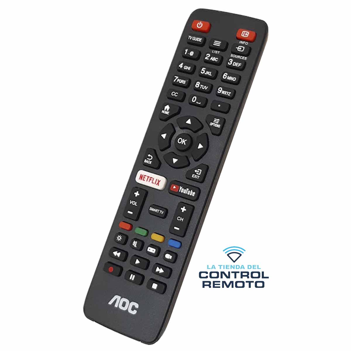 Control Remoto para tv Aoc Smart Tv u6285