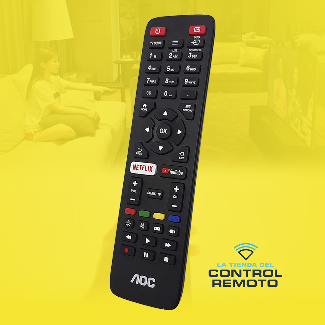 Control Remoto para tv Aoc Smart Tv u6285