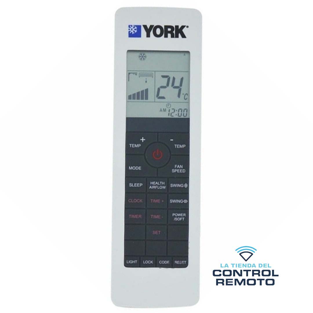 Control Remoto de Aire Acondicionado York