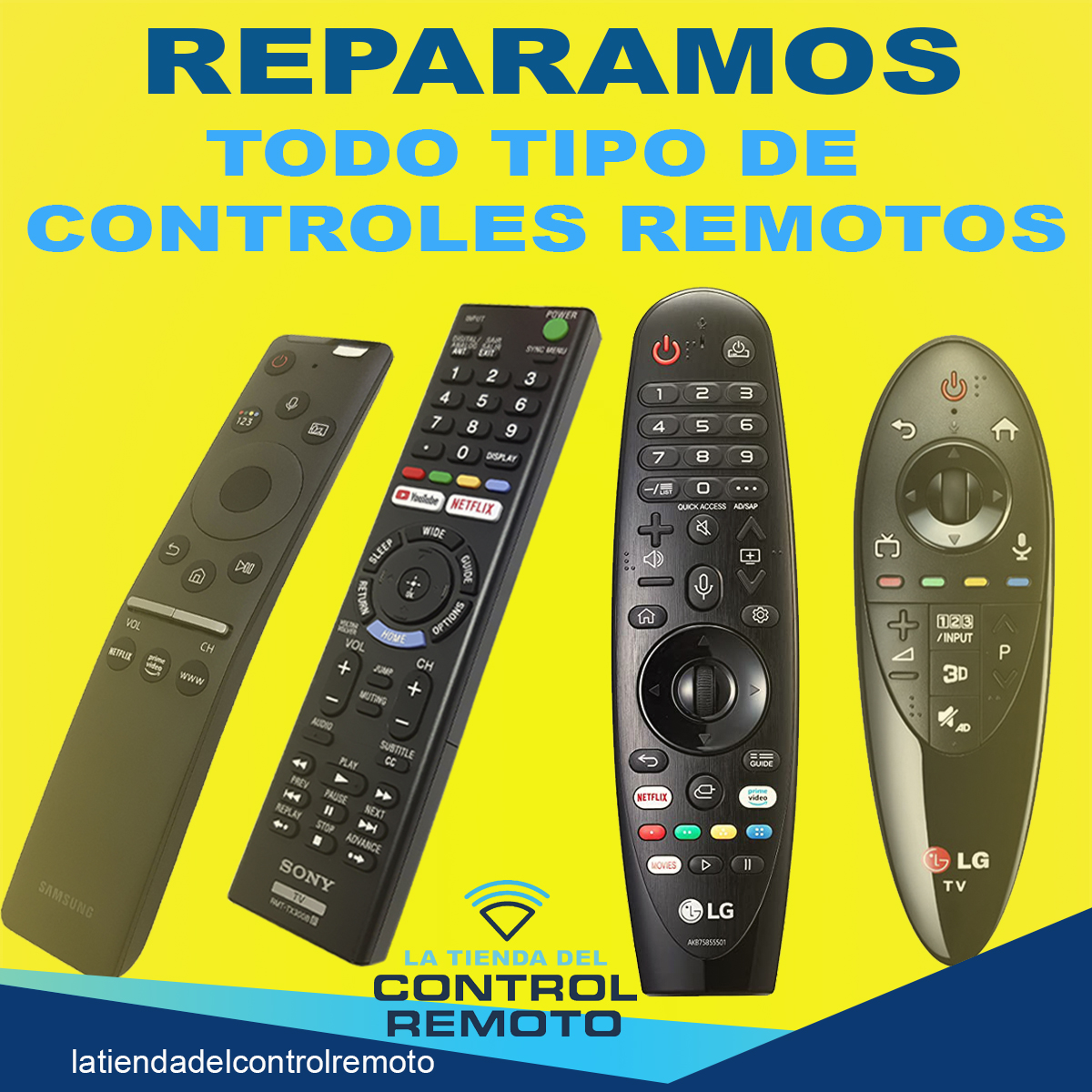 Reparación de controles remotos 