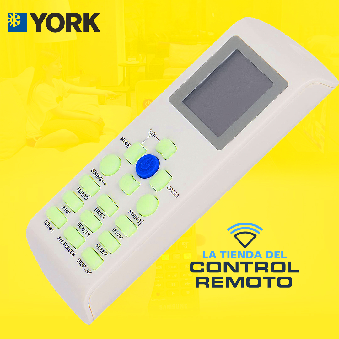 Control remoto YKR-P001E YKR-P002E Aire Acondicionado York