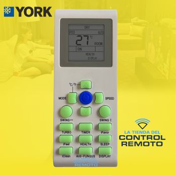 Control remoto YKR-P001E YKR-P002E Aire Acondicionado York