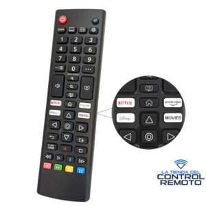 Control Remoto para TV LG Smart 4k