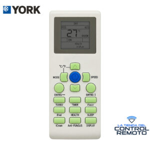 Control Remoto York YRK-P/001E para Aire Acondicionado Split e Inverter