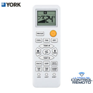 Control Remoto York 0010401715 para Aire Acondicionado Split e Inverter