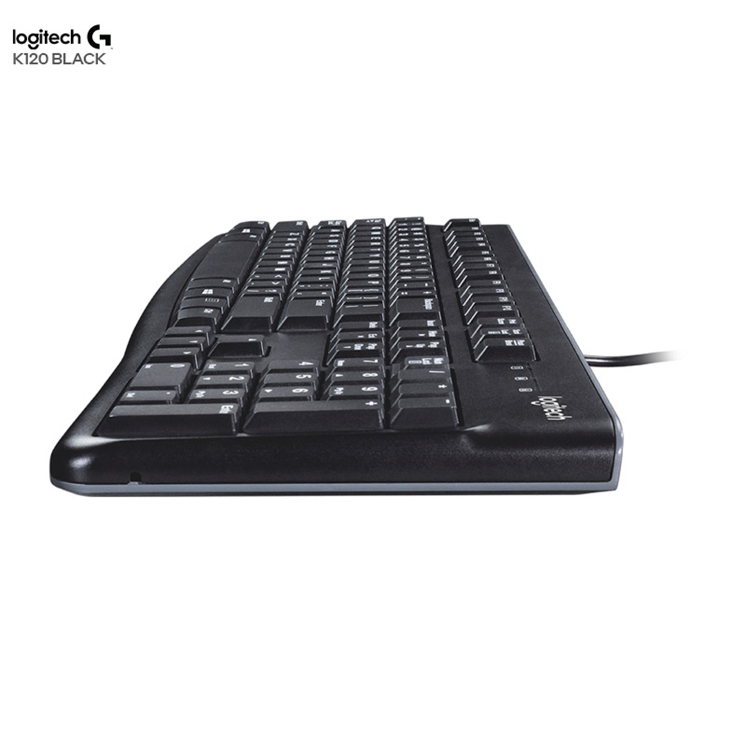 Teclado Logitech K120 USB con Cable – Resistente a Salpicaduras - Imagen 2
