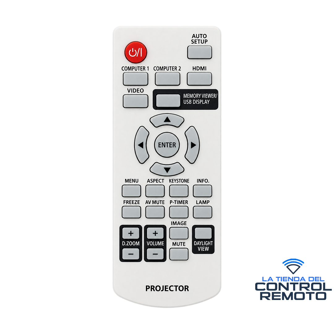 Control Remoto para Proyector Panasonic N2QAYA000116 Compatible Serie PT-LB