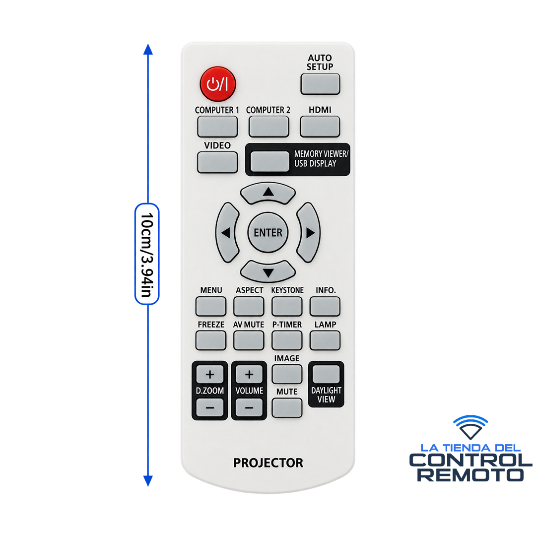 Control Remoto para Proyector Panasonic N2QAYA000116 Compatible Serie PT-LB - Imagen 3