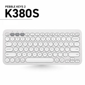 Teclado Logitech Pebble Keys 2 K380S Bluetooth Blanco – Multidispositivo