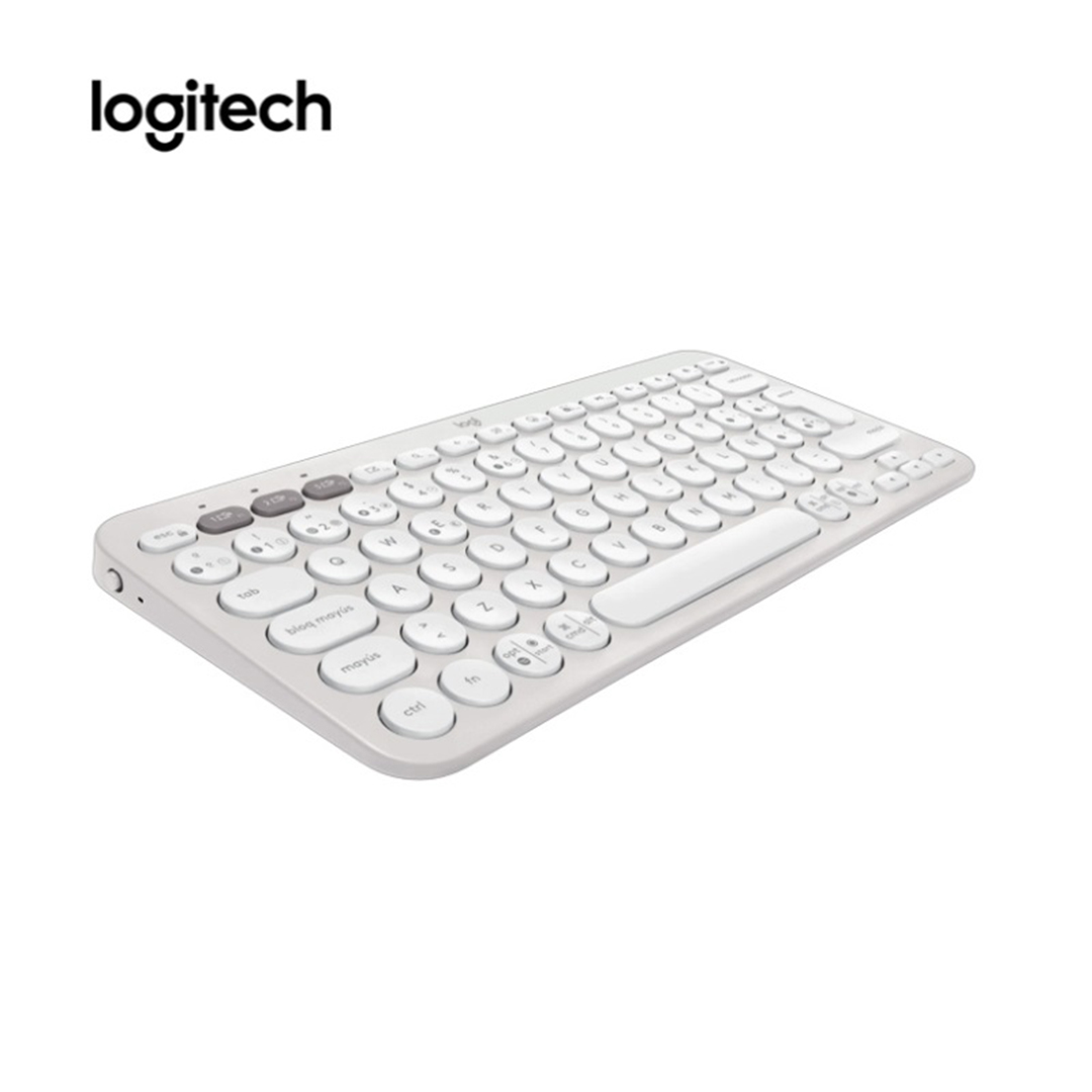 Teclado Logitech Pebble Keys 2 K380S Bluetooth Blanco – Multidispositivo - Imagen 3