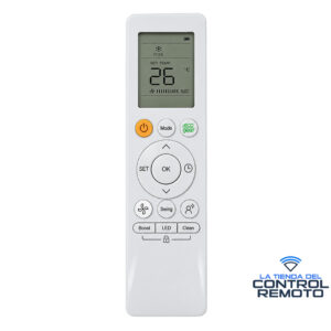Control Remoto RG10A/BGEF para Aire Acondicionado Midea con ECO Gear y Boost