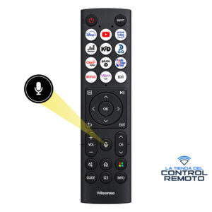 Control Remoto Hisense ERF3D96H Original con Voz
