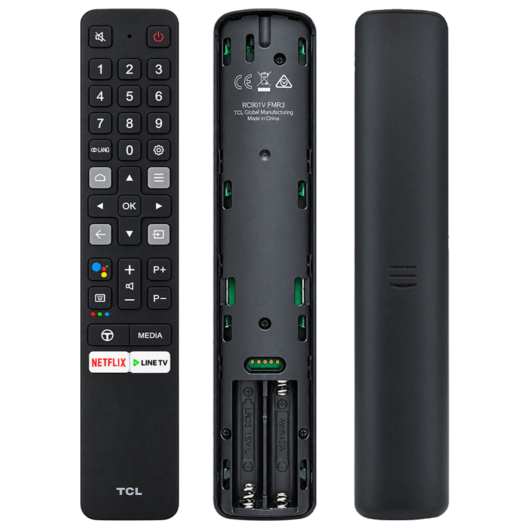 Control Remoto TCL RC901V Original con Voz y Teclado Numérico para Google TV - Imagen 3