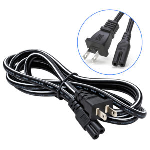 Cable de Alimentación Tipo 8 para TV Samsung LG Sony TCL PS5 PS4 Xbox