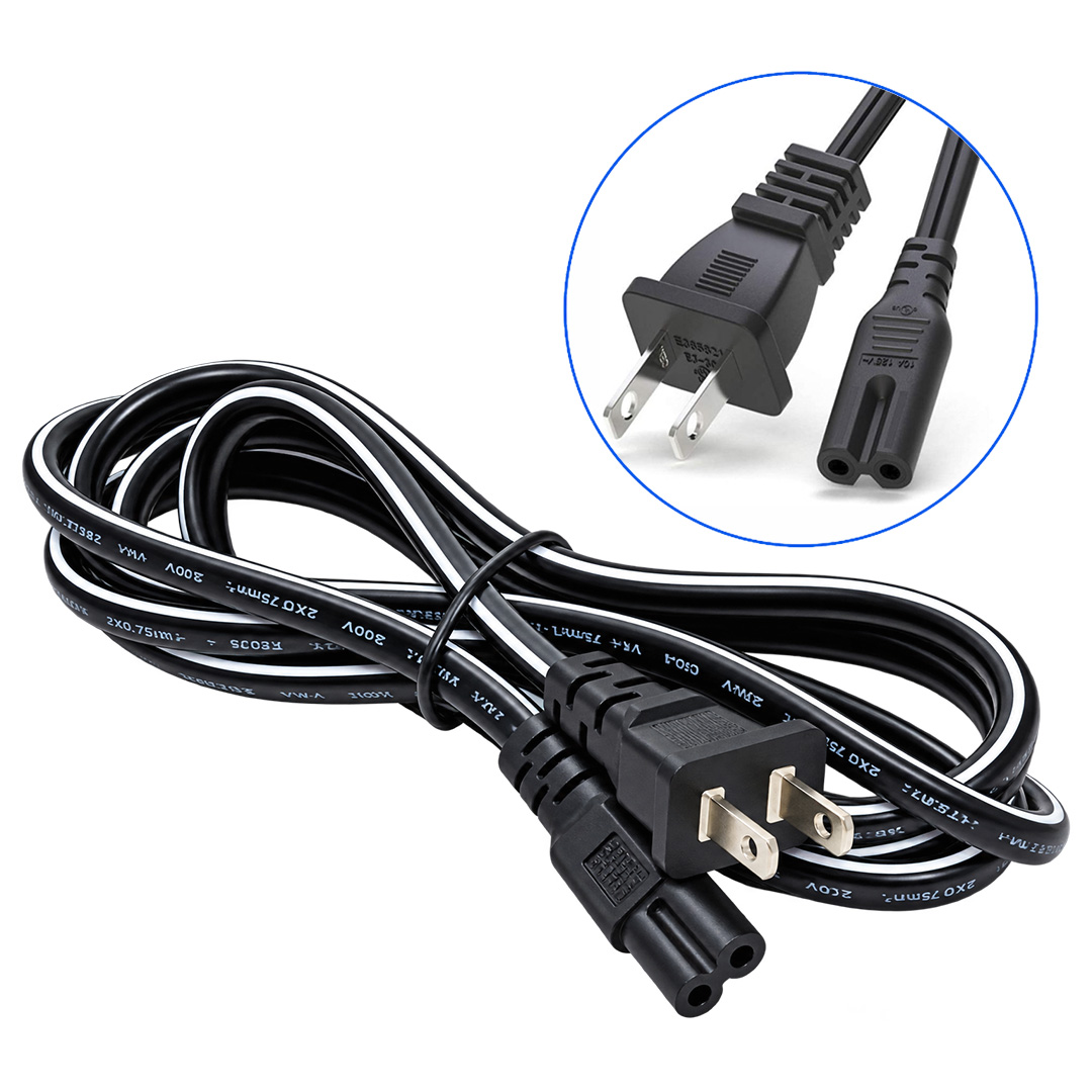 Cable de Alimentación Tipo 8 para TV Samsung LG Sony TCL PS5 PS4 Xbox